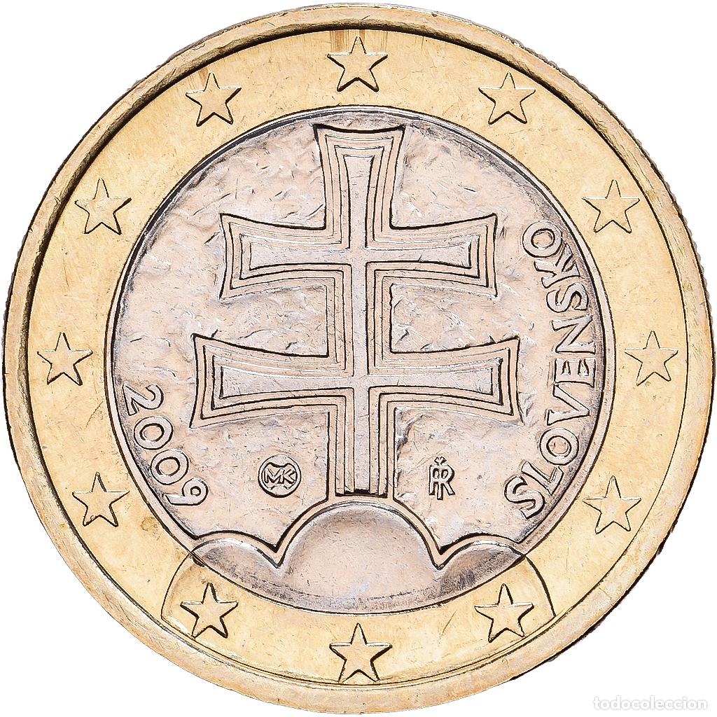 Monedas antiguas de Europa: [#1551800] Eslovaquia, Euro, 2009, Kremnica, Bimet&aacute;lico, EBC+, KM:101