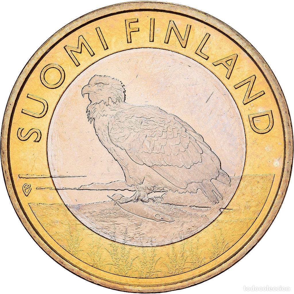 Monedas antiguas de Europa: [#1513772] Finlandia, 5 Euro, White-tailed eagle, 2014, Vantaa, Bimet&aacute;lico, SC, KM:209