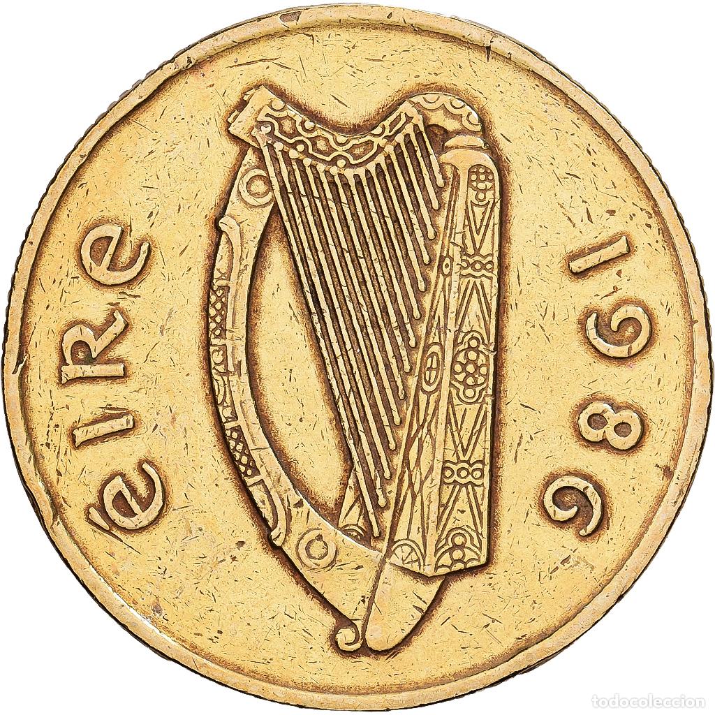 Monedas antiguas de Europa: [#1551805] REP&Uacute;BLICA DE IRLANDA, 20 Pence, 1986, N&iacute;quel - bronce, EBC, KM:25