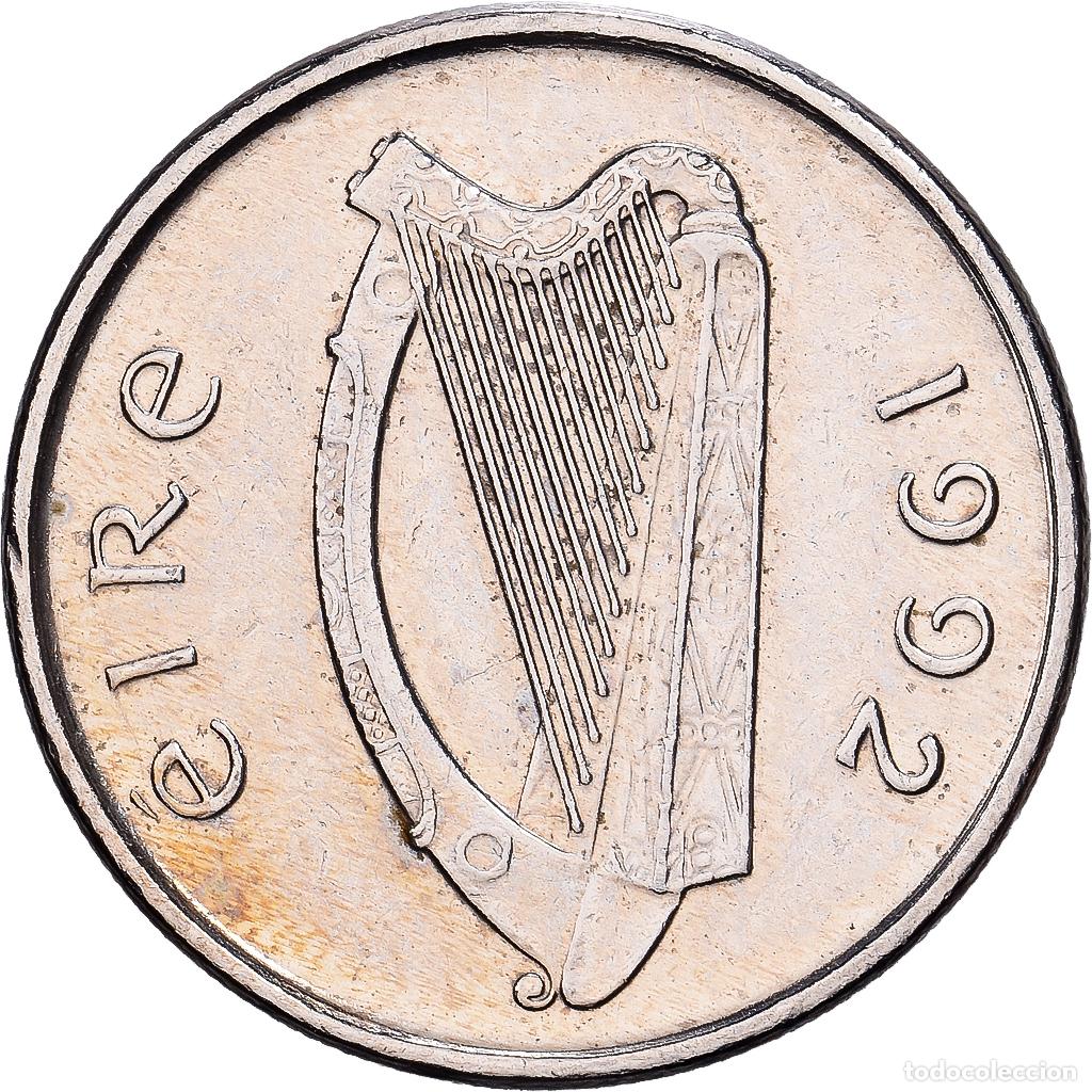 Monedas antiguas de Europa: [#1551809] REP&Uacute;BLICA DE IRLANDA, 5 Pence, 1992, Cobre - n&iacute;quel, EBC, KM:28