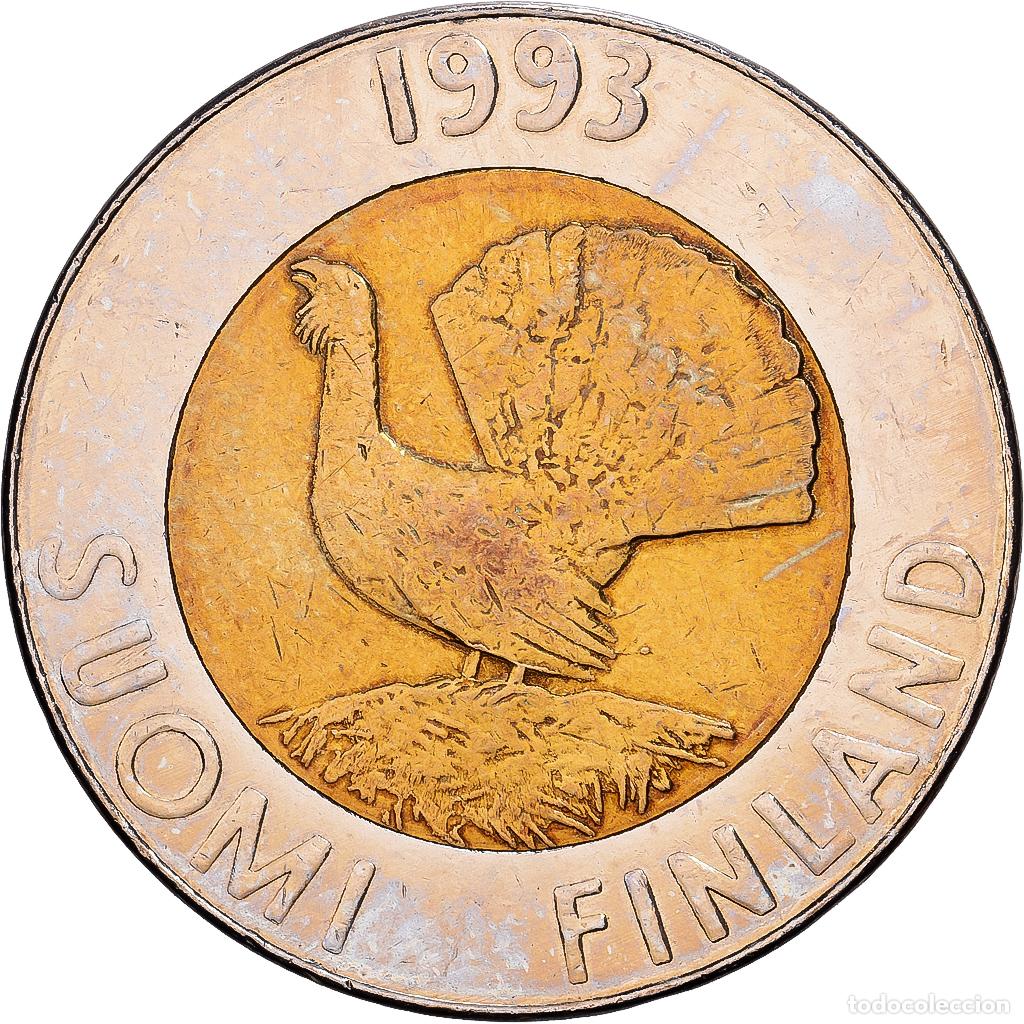 Monedas antiguas de Europa: [#1551810] Finlandia, 10 Markkaa, 1993, Bimet&aacute;lico, EBC, KM:77