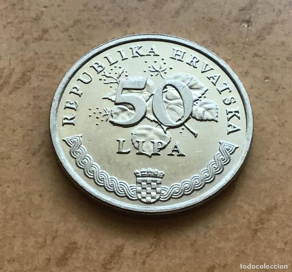 Monedas antiguas de Europa: 50 lipa de Croacia. A&ntilde;o 2005
