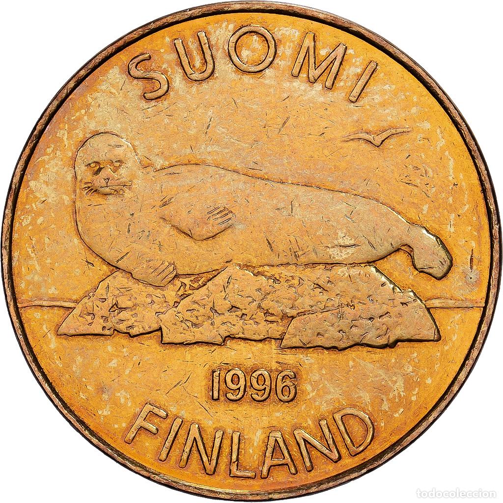 Monedas antiguas de Europa: [#1551811] Finlandia, 5 Markkaa, 1996, Cobre - aluminio - n&iacute;quel, EBC, KM:73