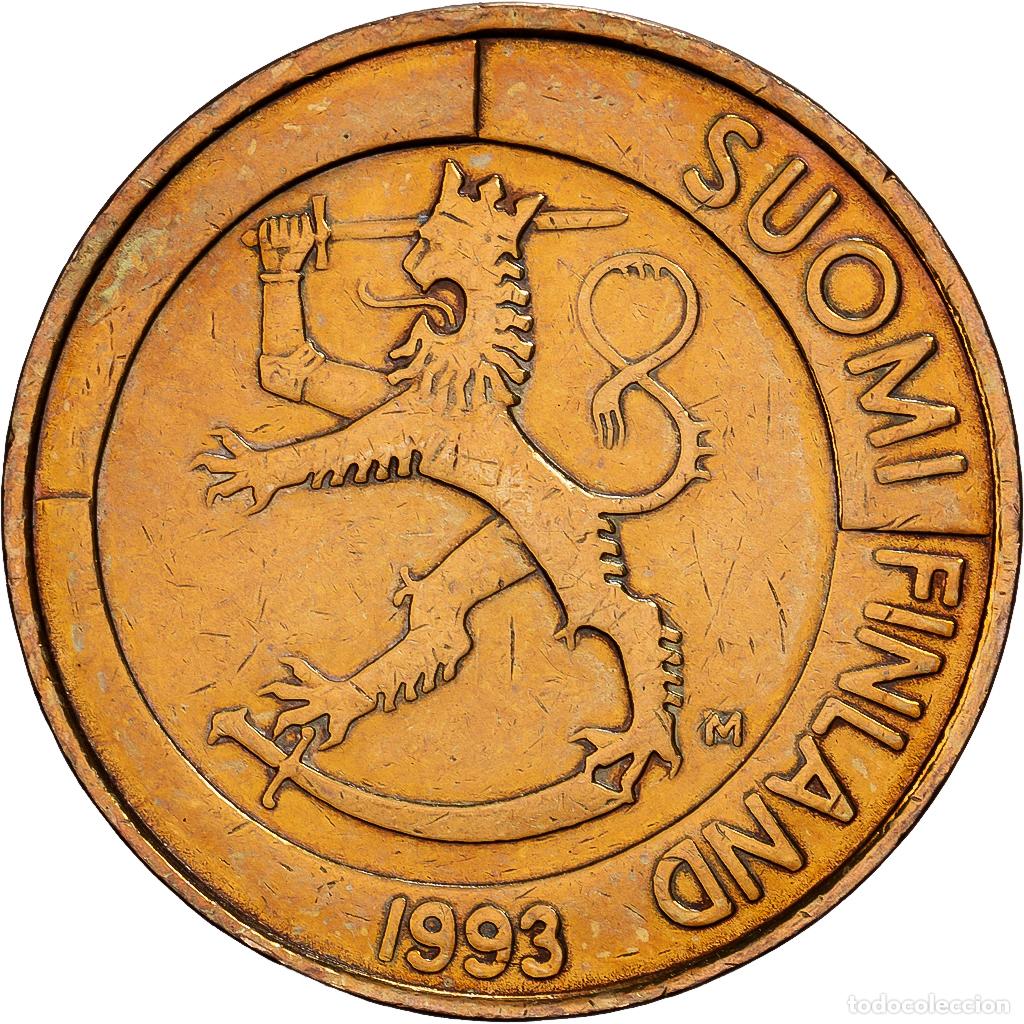 Monedas antiguas de Europa: [#1551814] Finlandia, Markka, 1993, Aluminio - bronce, EBC, KM:76