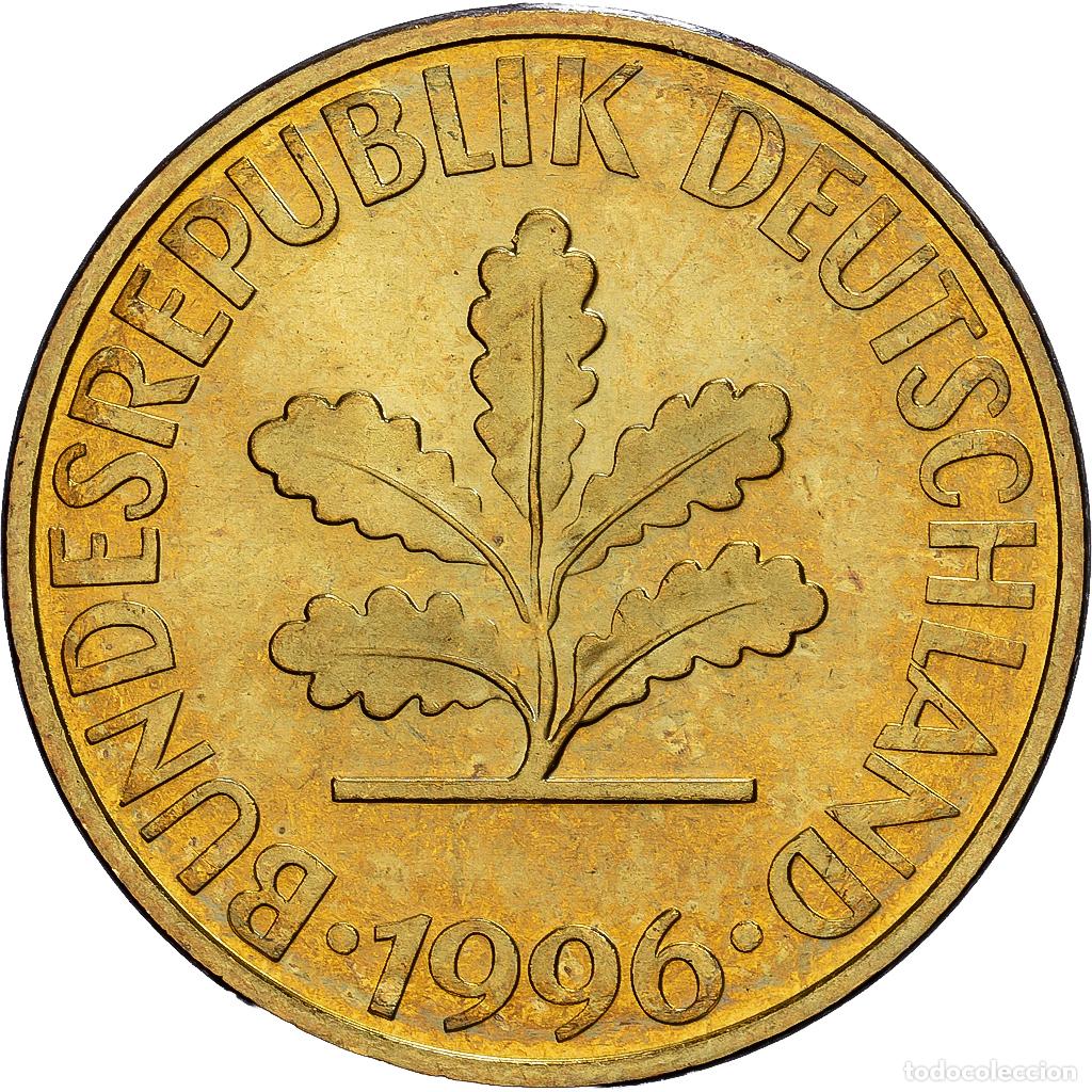 Monedas antiguas de Europa: [#1551818] ALEMANIA - REP&Uacute;BLICA FEDERAL, 10 Pfennig, 1996, Berlin, Lat&oacute;n recubierto de