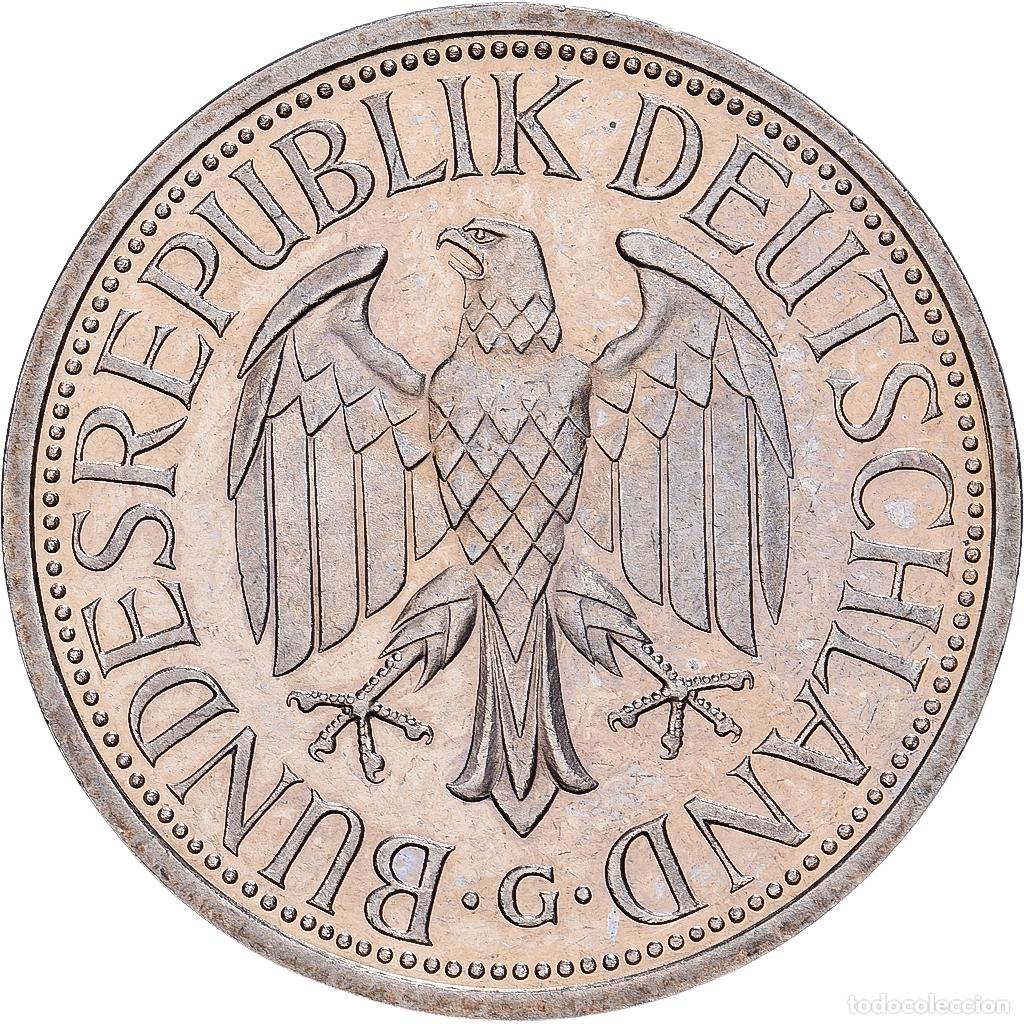 Monedas antiguas de Europa: [#1551820] ALEMANIA - REP&Uacute;BLICA FEDERAL, Mark, 1977, Karlsruhe, Cobre - n&iacute;quel, EBC+