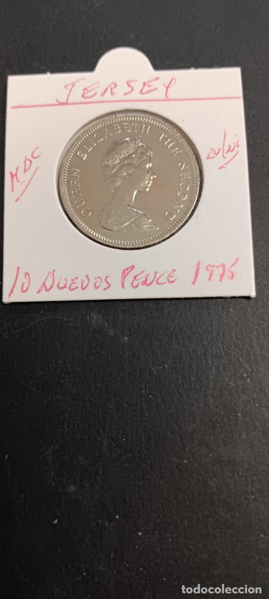 Monedas antiguas de Europa: JERSEY 10 NUEVOS PENCE 1975 MBC KM=33 (CUPRONIQUEL)