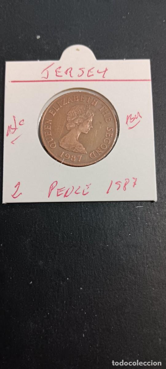Monedas antiguas de Europa: JERSEY 2 PENCE 1987 BC KM=55 (BRONCE)