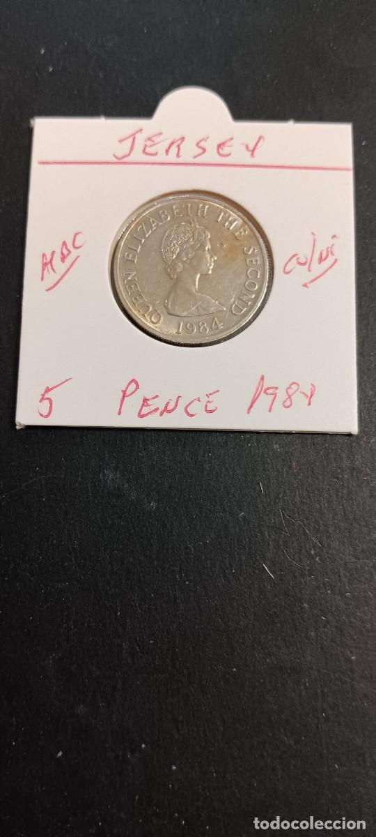 Monedas antiguas de Europa: JERSEY 5 PENCE 1984 MBC KM=56.1 (CUPRONIQUEL)