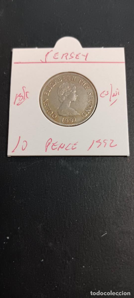 Monedas antiguas de Europa: JERSEY 10 PENCE 1992 BC KM=57.2 (CUPRONIQUEL)