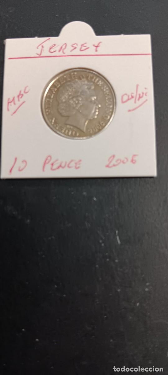Monedas antiguas de Europa: JERSEY 10 PENCE 2006 MBC KM=106 (CUPRONIQUEL)