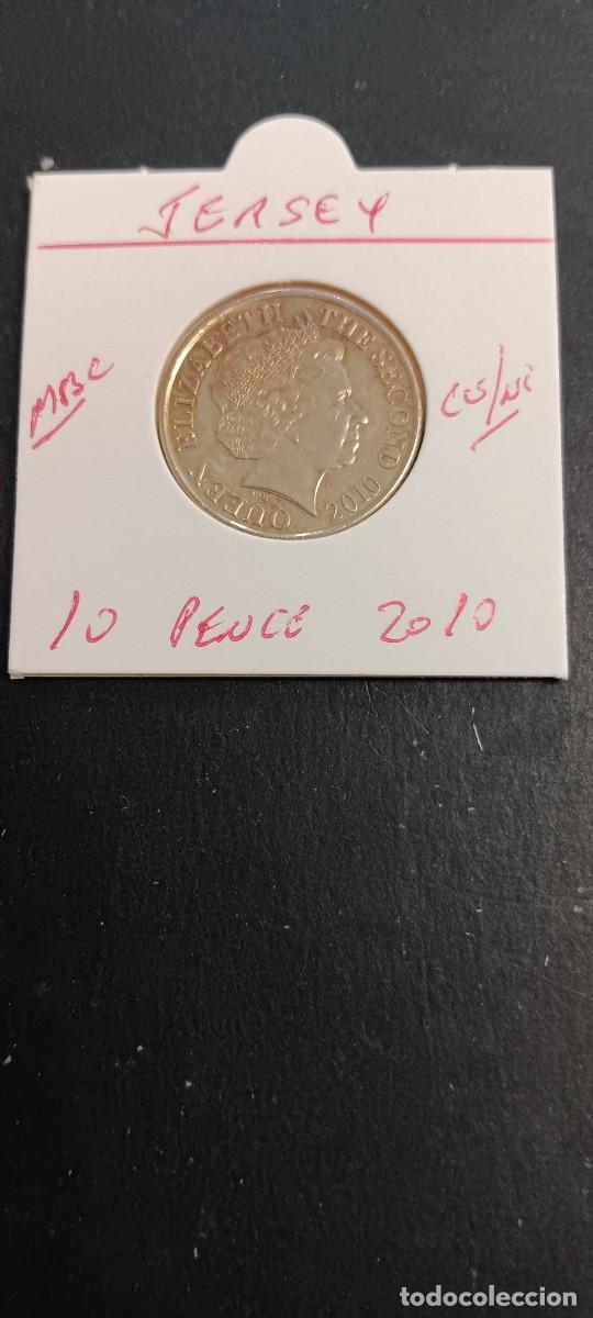Monedas antiguas de Europa: JERSEY 10 PENCE 2010 MBC KM=106 (CUPRONIQUEL)