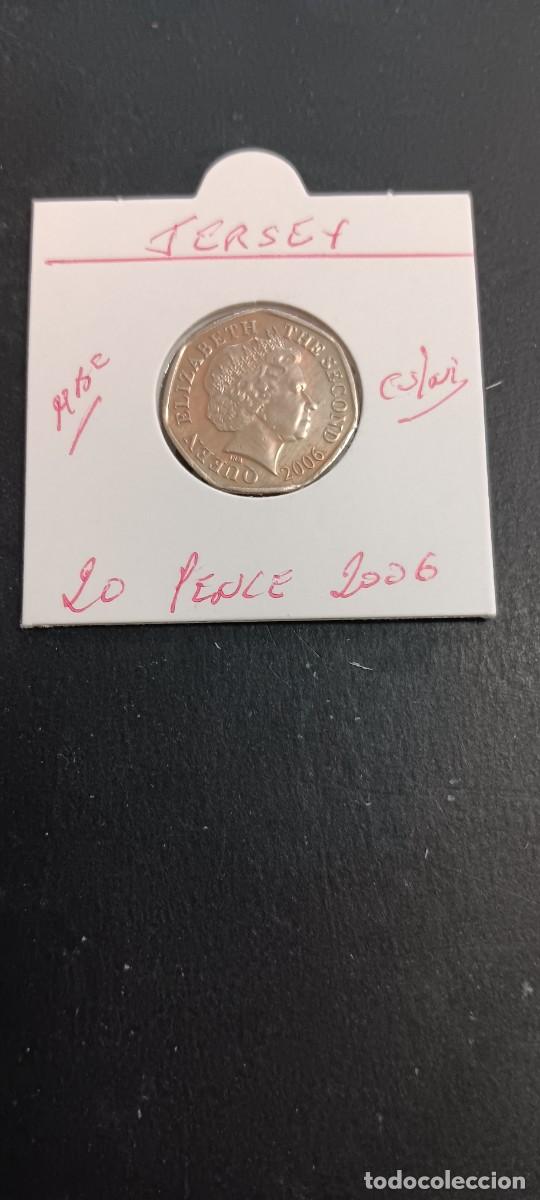 Monedas antiguas de Europa: JERSEY 20 PENCE 2006 MBC KM=107 (CUPRONIQUEL)