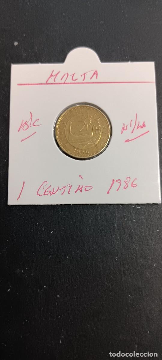 Monedas antiguas de Europa: MALTA 1 CENTIMO 1986 BC KM=78 (NIQUEL-LAT&Oacute;N)