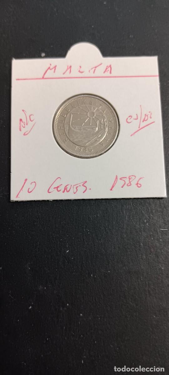Monedas antiguas de Europa: MALTA 10 CENTIMO 1986 BC KM=76 (CUPRONIQUEL)