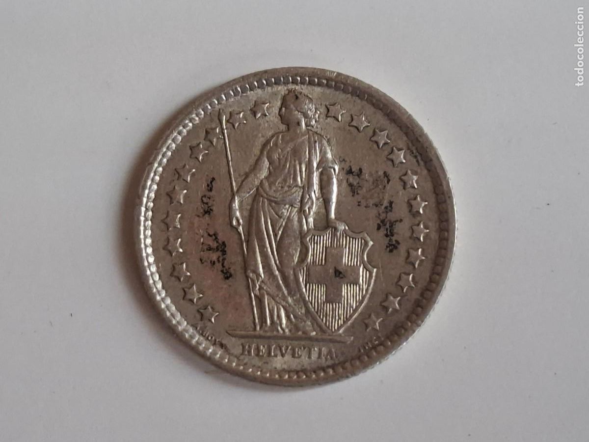 Monete antiche di Europa: Moneda 1/2 Medio franco &bull; Suiza &bull; 1964