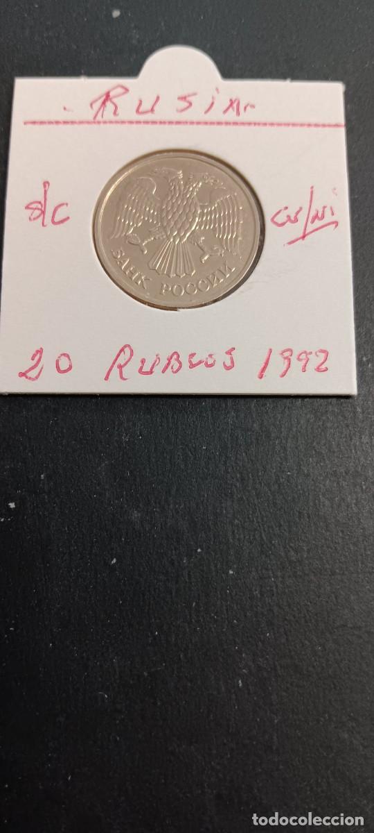 Monedas antiguas de Europa: RUSIA 20 RUBLOS 1992 S/C KM=314 (CUPRONIQUEL)