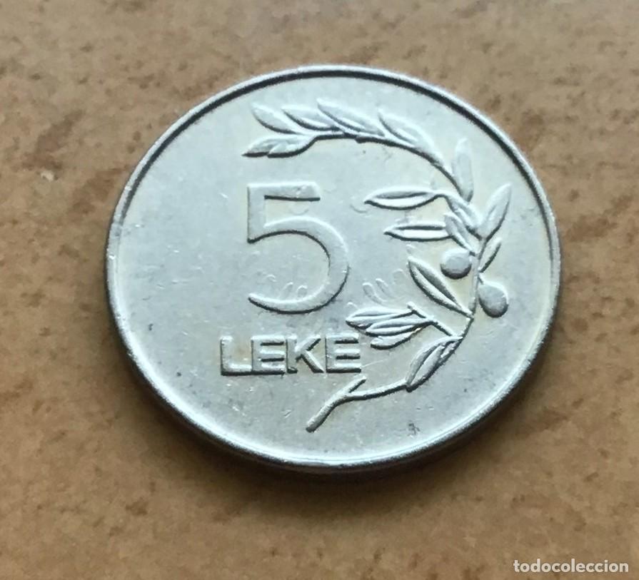 Monedas antiguas de Europa: 5 leke de Albania. A&ntilde;o 2000