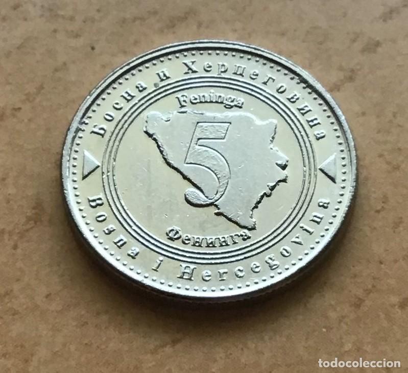 Monedas antiguas de Europa: 5 feninga de Bosnia Herzegovina. A&ntilde;o 2013