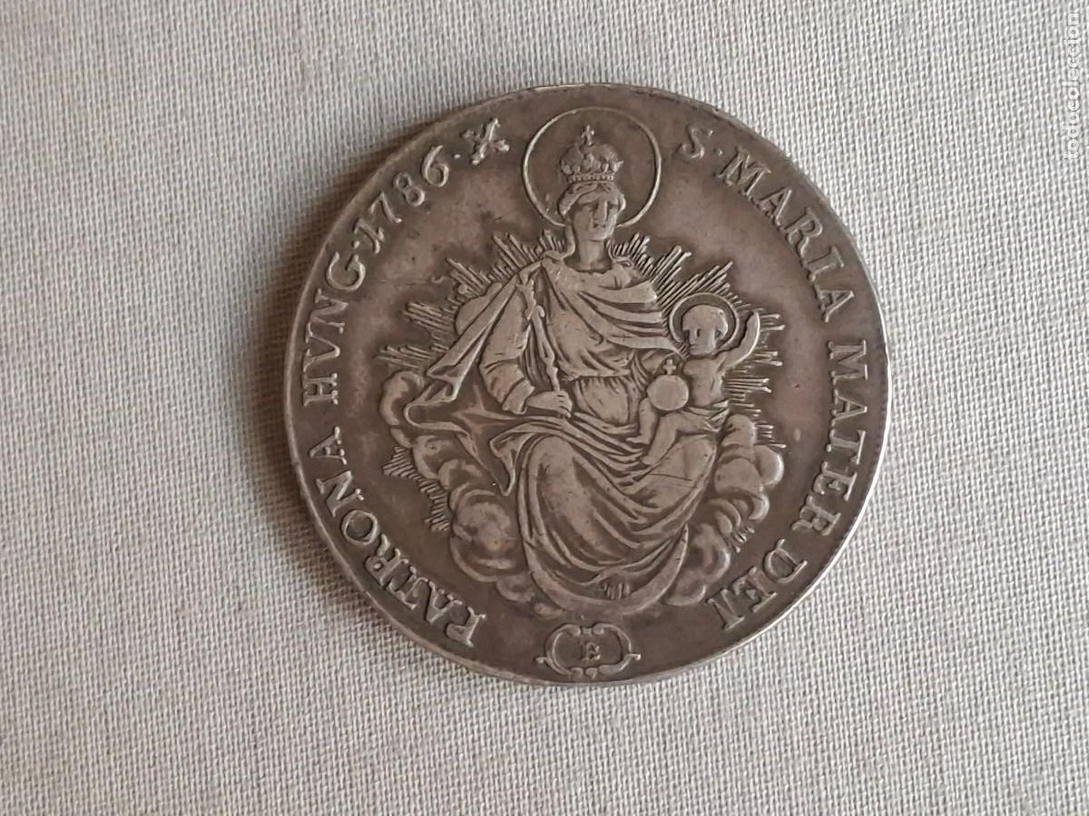 Old Coins of Europe: Moneda t&aacute;lero thaler Reino de Hungr&iacute;a 1786 ~ Jos&eacute; II