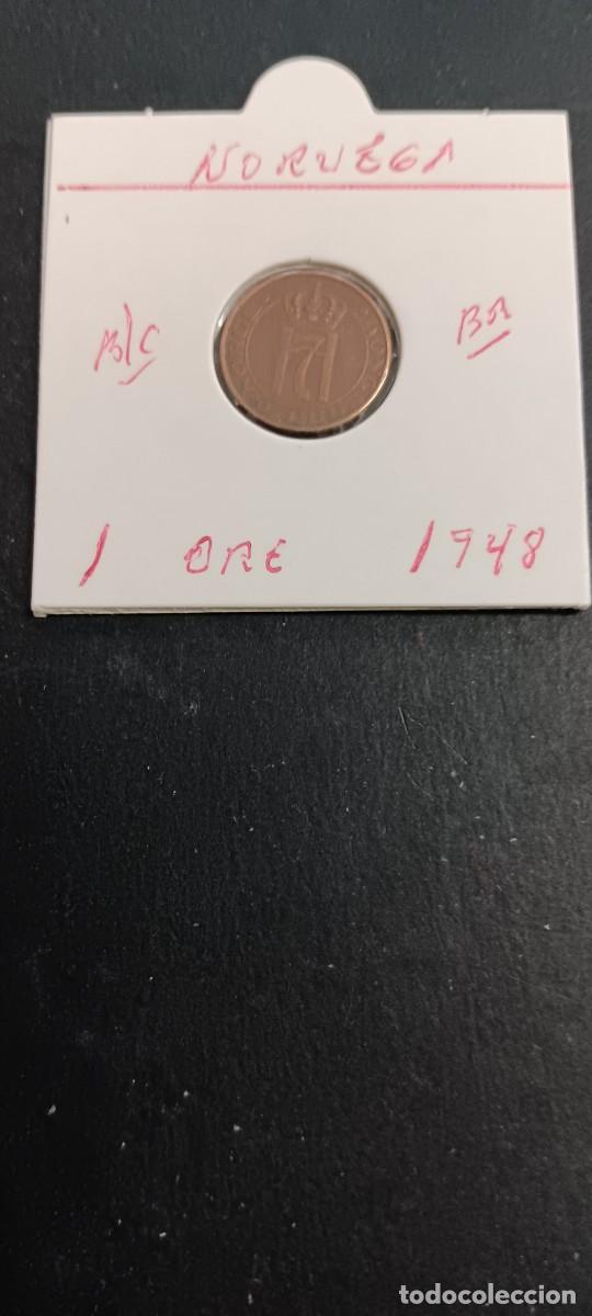 Monedas antiguas de Europa: NORUEGA 1 ORE 1948 BC KM=367 (BRONCE) HAAKON VII