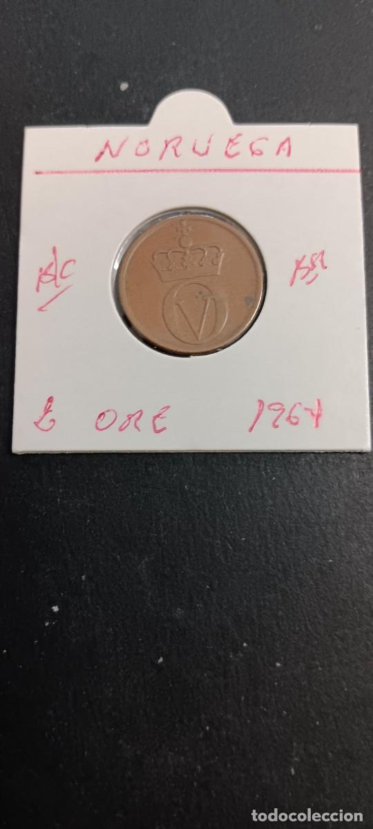 Monedas antiguas de Europa: NORUEGA 2 ORE 1964 BC KM=410 (BRONCE) HAAKON VII