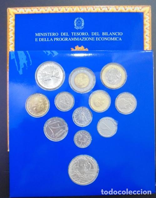 Monedas antiguas de Europa: ITALIA. Cuatrocientos a&ntilde;os de Lorenzo Bernini. 1 a 1.000 liras. 1998. Incluye 2 en plata
