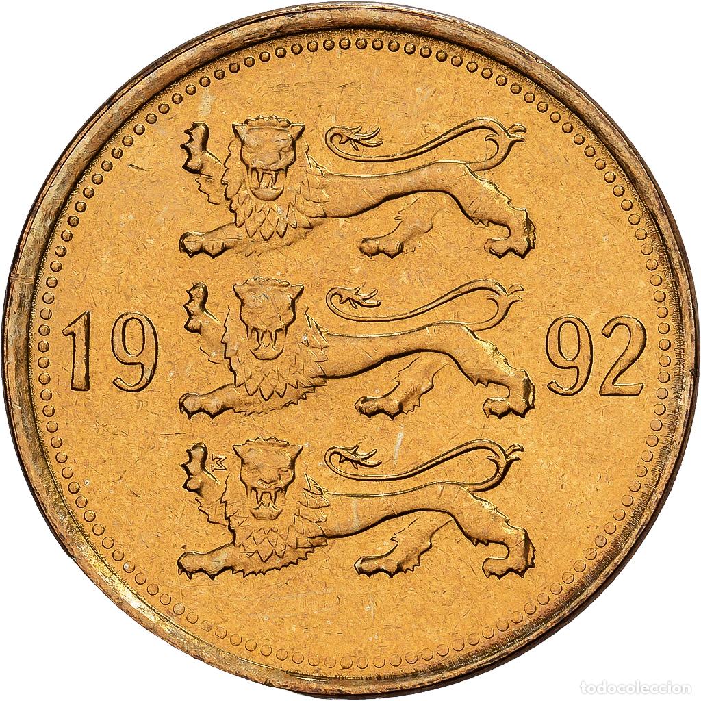 Monedas antiguas de Europa: [#1551822] Estonia, 50 Senti, 1992, Aluminio - bronce, EBC+, KM:24