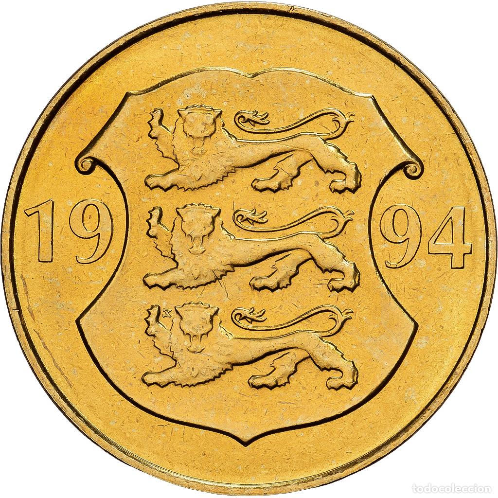 Monedas antiguas de Europa: [#1551821] Estonia, 5 Krooni, 1994, Aluminio - bronce, EBC+, KM:30