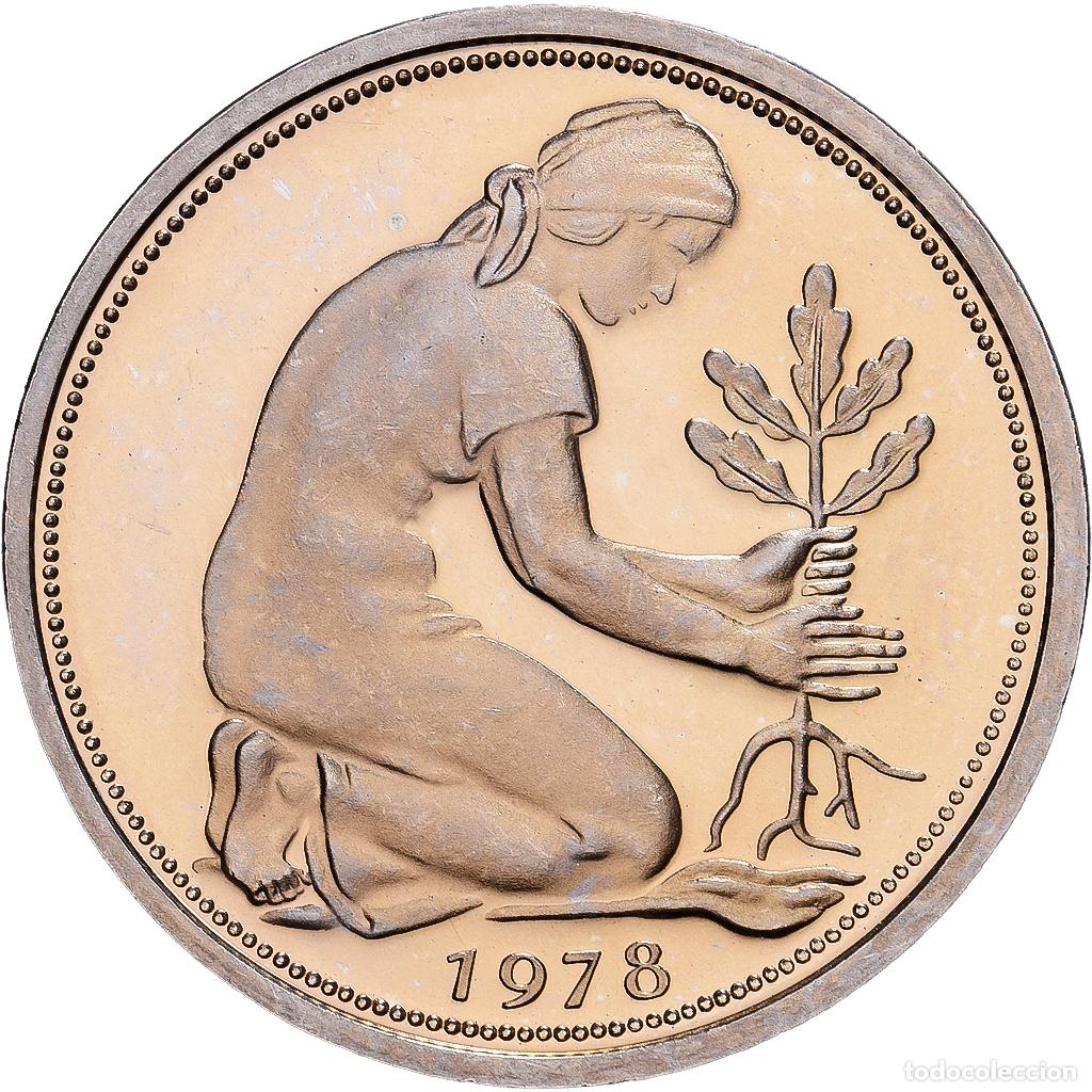 Monedas antiguas de Europa: [#1551819] ALEMANIA - REP&Uacute;BLICA FEDERAL, 50 Pfennig, 1978, Karlsruhe, Cobre - n&iacute;quel
