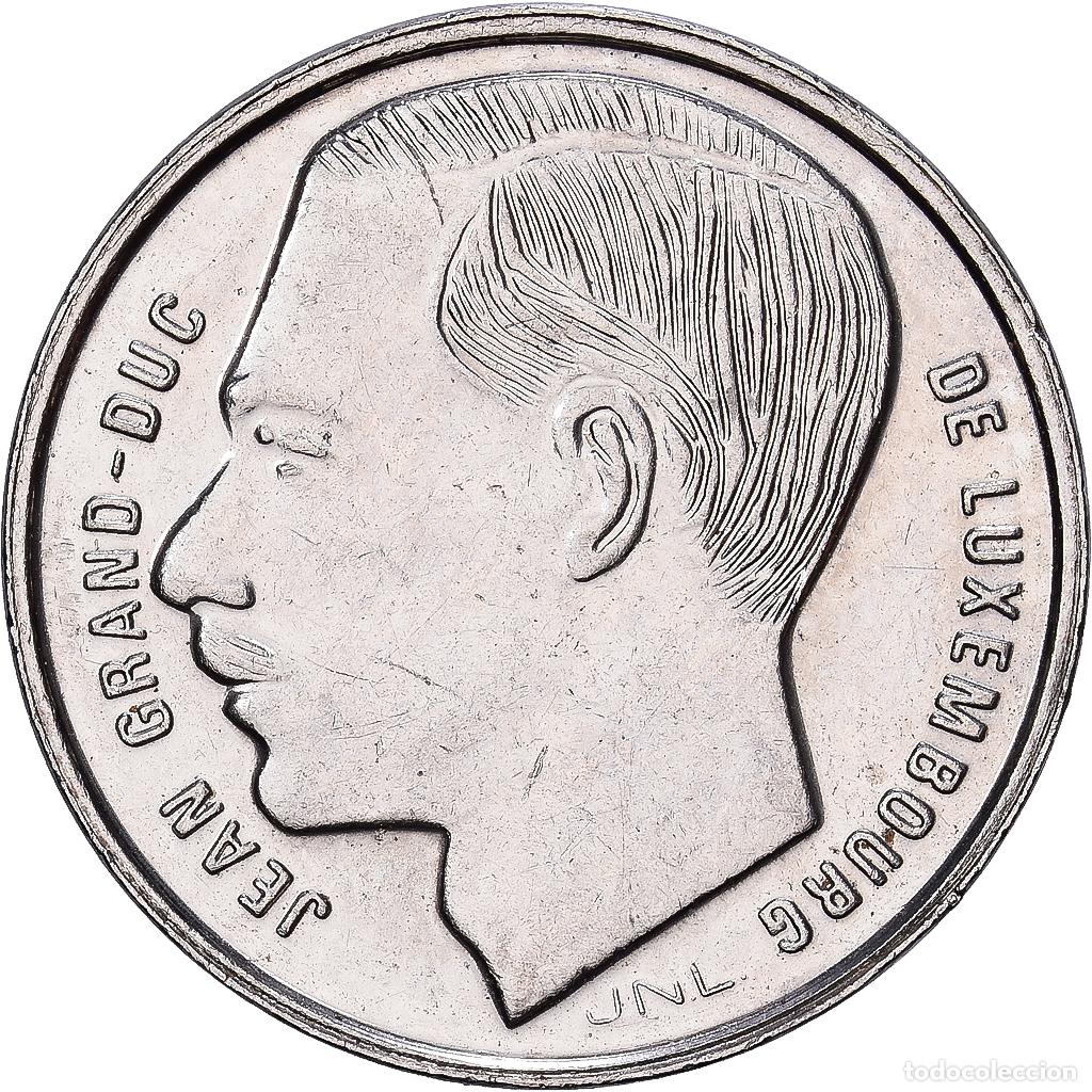 Monedas antiguas de Europa: [#1551826] Luxemburgo, Jean, Franc, 1991, N&iacute;quel chapado en acero, EBC+, KM:63