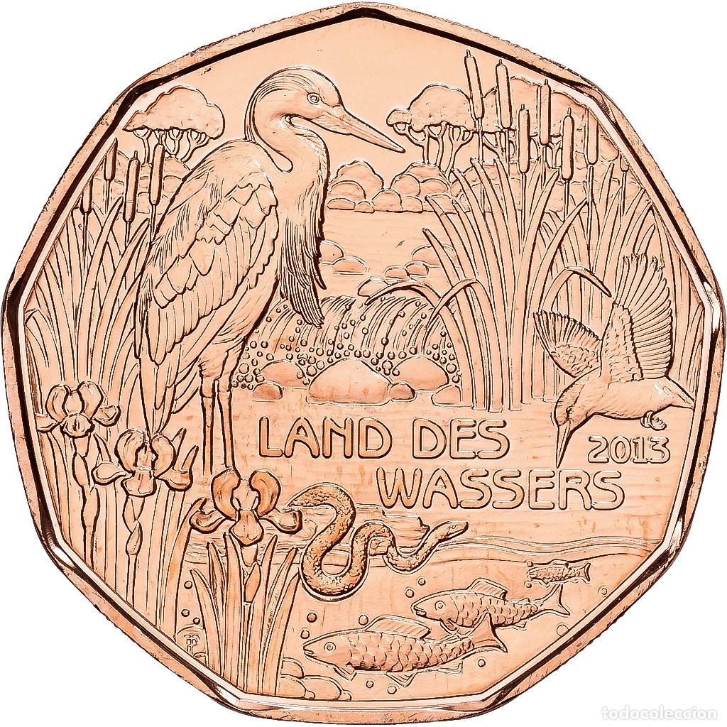 Monedas antiguas de Europa: [#1513803] Austria, 5 Euro, Journ&eacute;e mondiale de l'eau d&eacute;di&eacute;e &agrave; la coop&eacute;ration dans le
