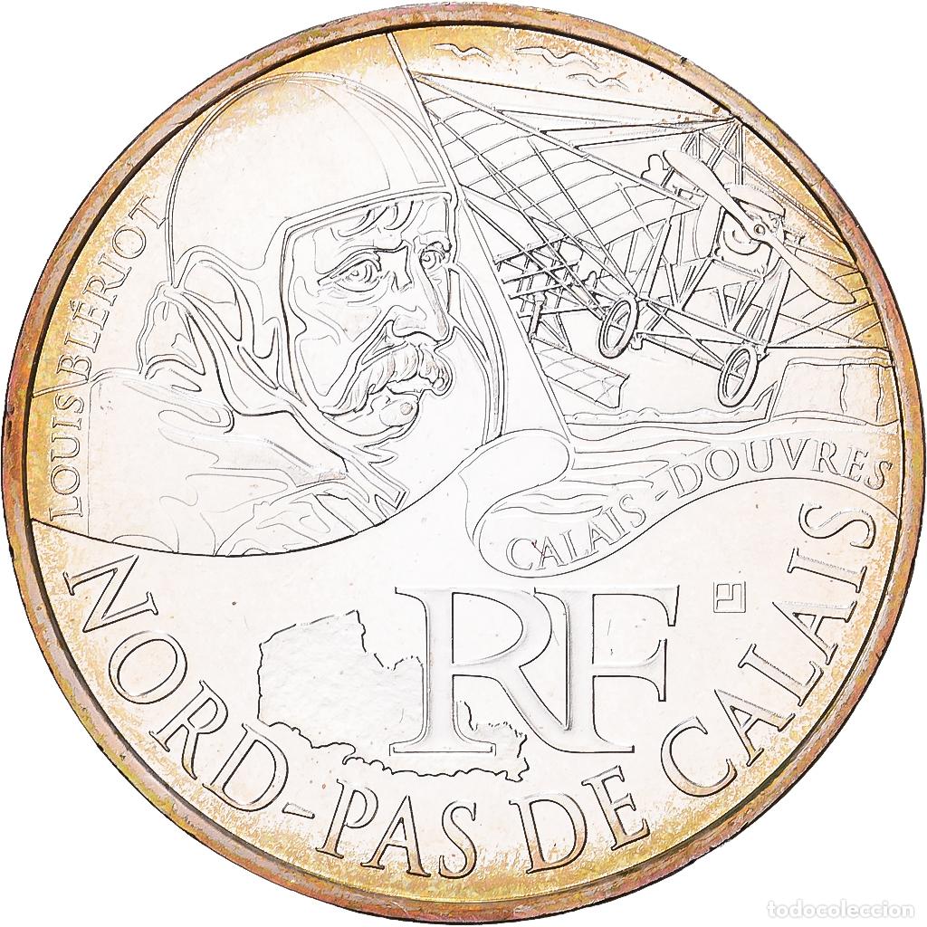 Monedas antiguas de Europa: [#1551838] Francia, 10 Euro, Nord-Pas-de-Calais, 2012, Paris, Plata, EBC+, Gadoury:EU514