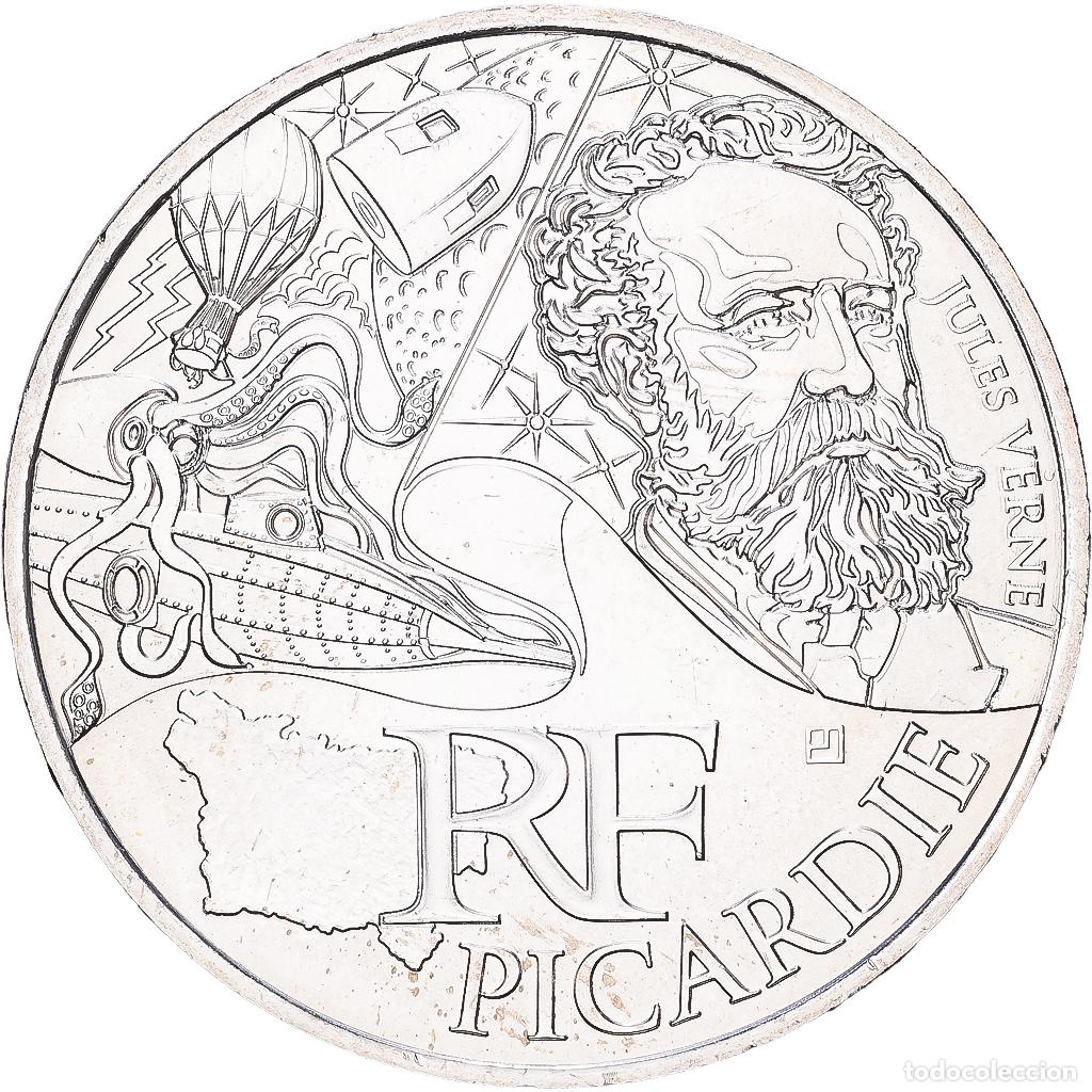 Monedas antiguas de Europa: [#1551839] Francia, 10 Euro, Picardie, 2012, Paris, Plata, EBC+, Gadoury:EU514, KM:1882