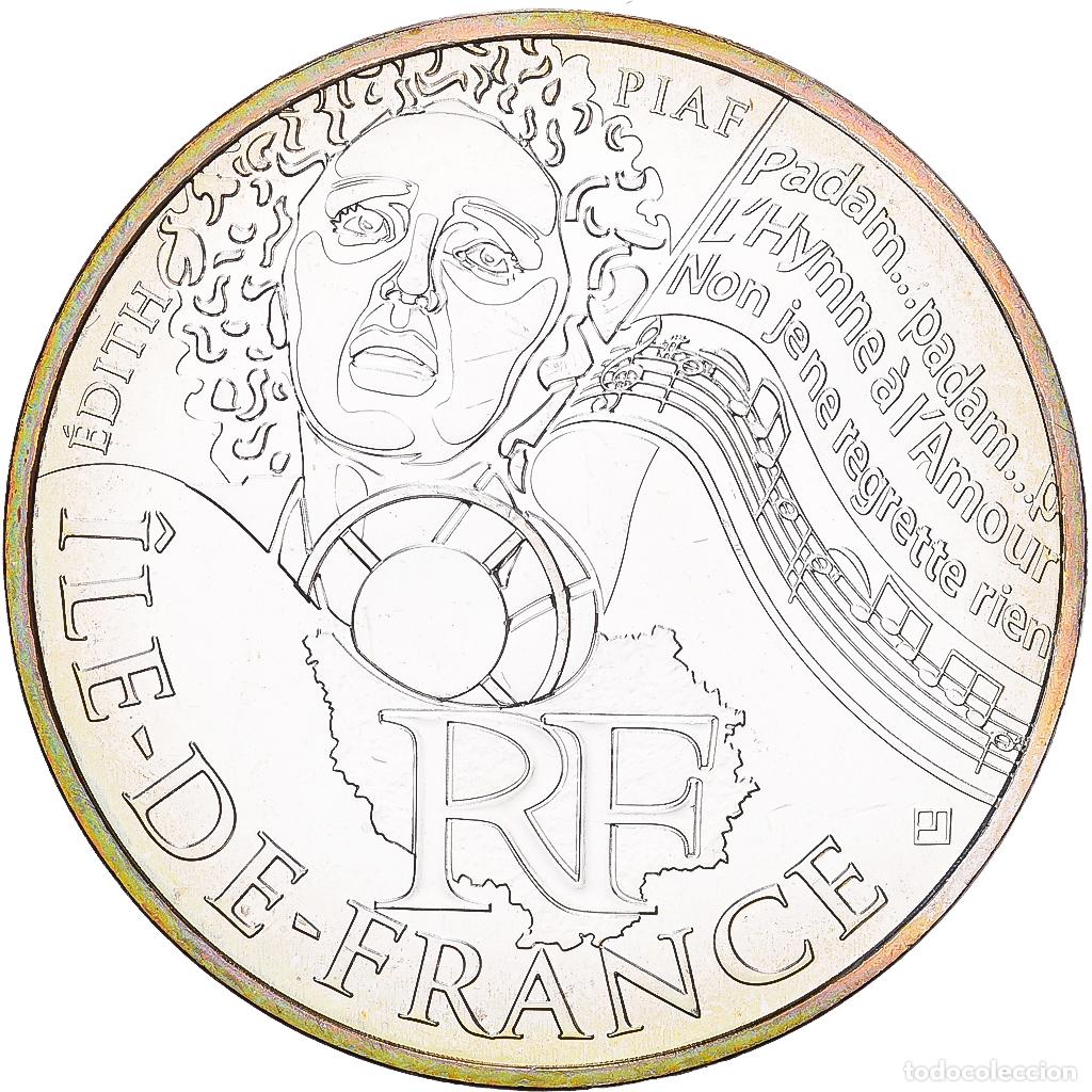 Monedas antiguas de Europa: [#1551840] Francia, 10 Euro, &Icirc;le-de-France, 2012, Paris, Plata, EBC+, Gadoury:EU514