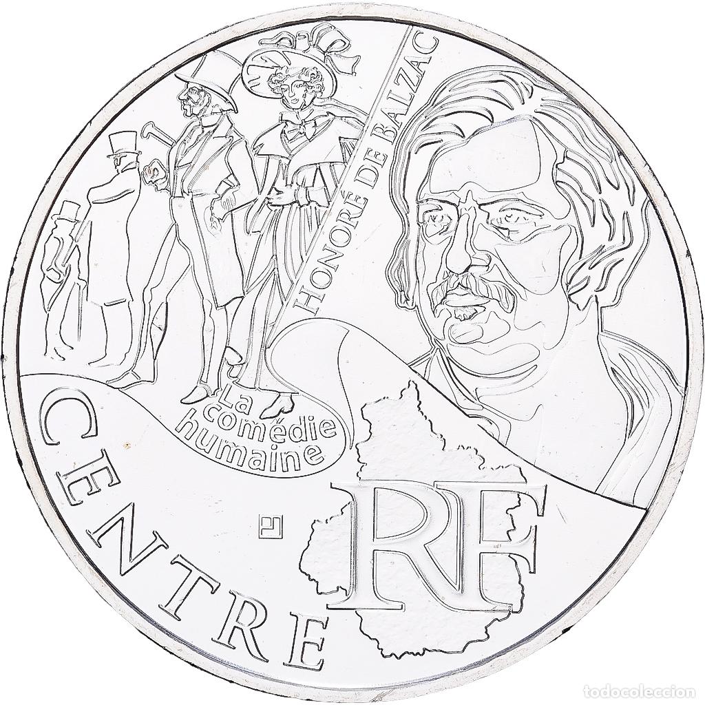 Monedas antiguas de Europa: [#1551845] Francia, 10 Euro, Centre, 2012, Paris, Plata, EBC+, Gadoury:EU514, KM:1868