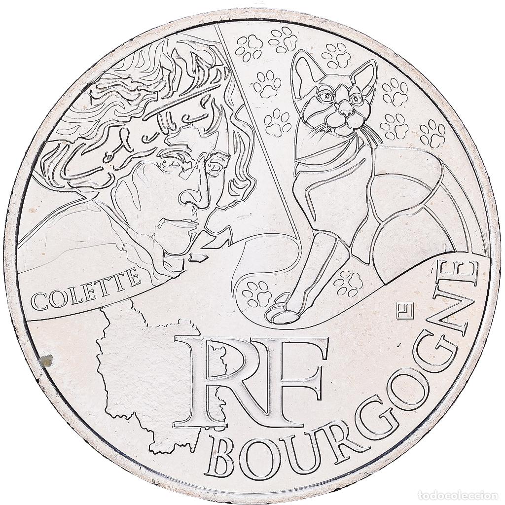 Monedas antiguas de Europa: [#1551846] Francia, 10 Euro, Bourgogne, 2012, Paris, Plata, EBC+, Gadoury:EU514, KM:1867