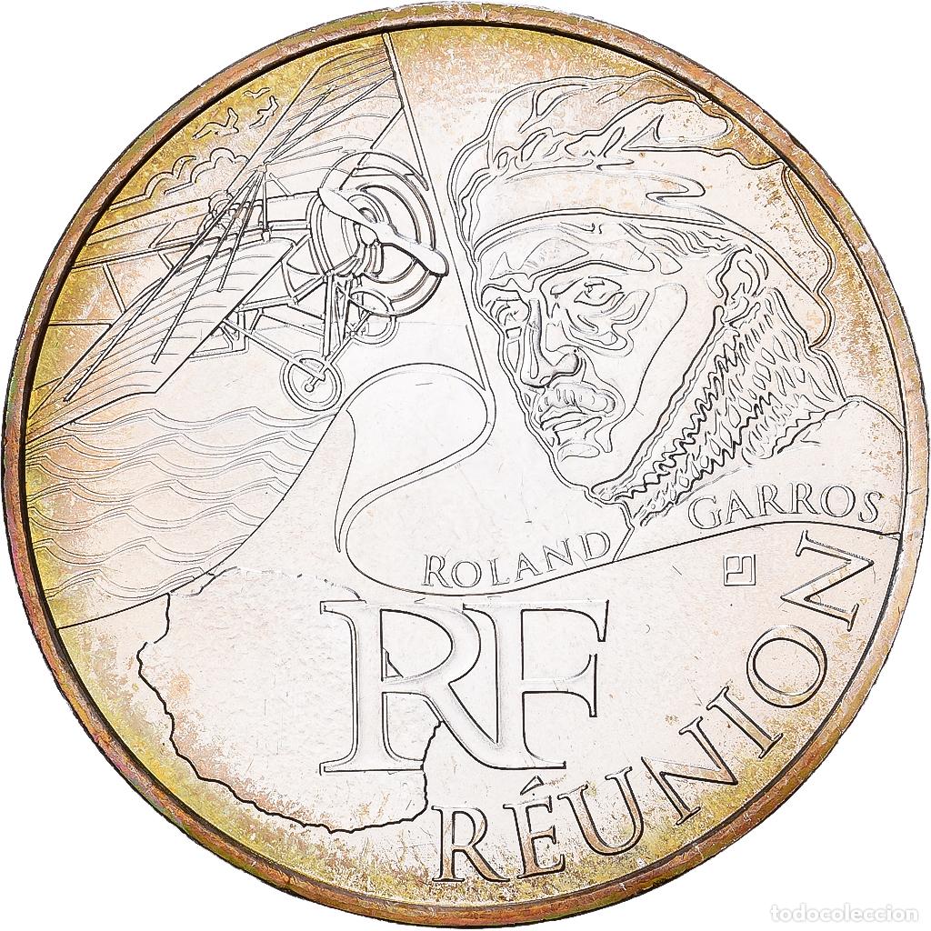 Monedas antiguas de Europa: [#1551856] Francia, 10 Euro, R&eacute;union, 2012, Paris, Plata, EBC+, Gadoury:EU514, KM:1885