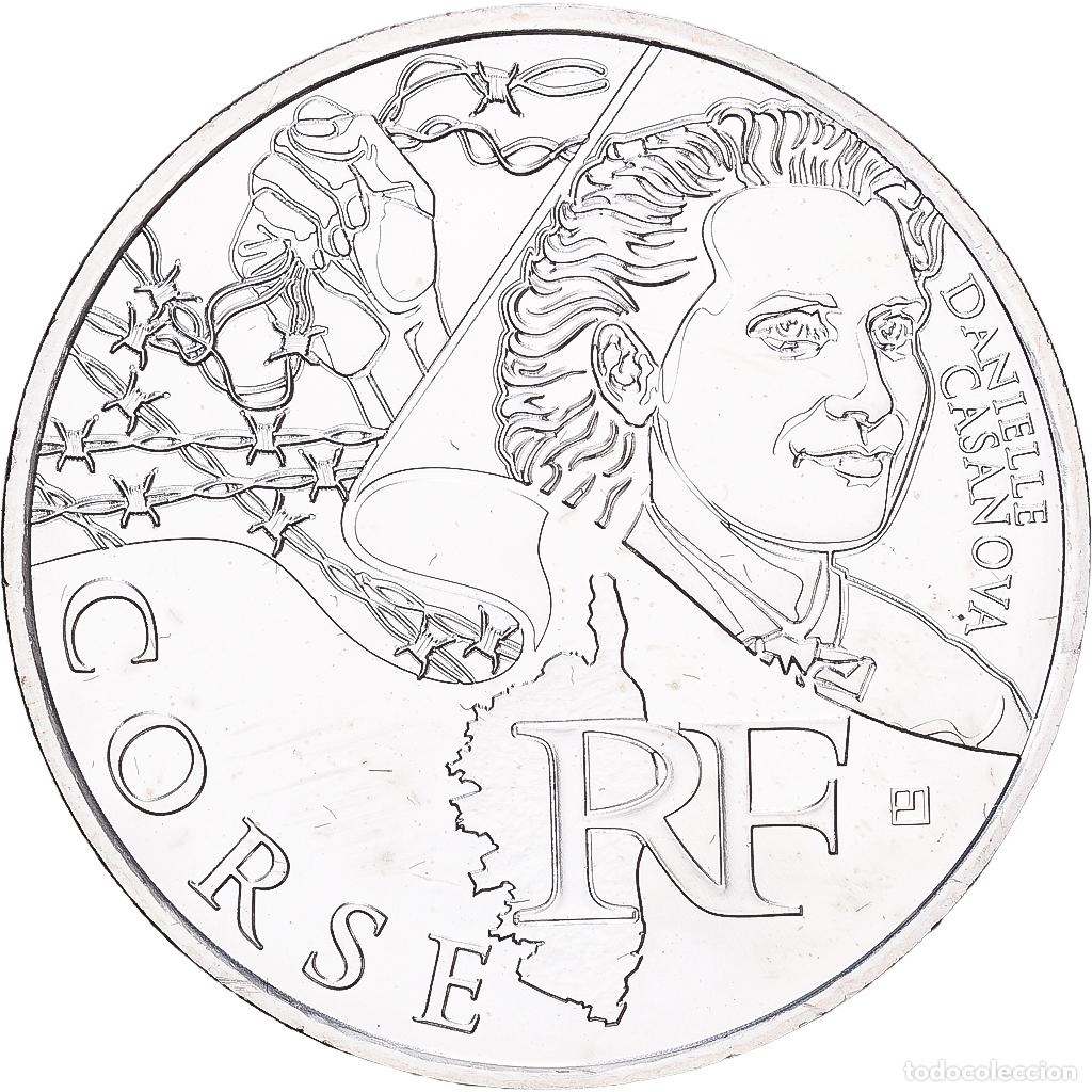 Monedas antiguas de Europa: [#1551857] Francia, 10 Euro, Corse, 2012, Paris, Plata, EBC+, Gadoury:EU514, KM:1876