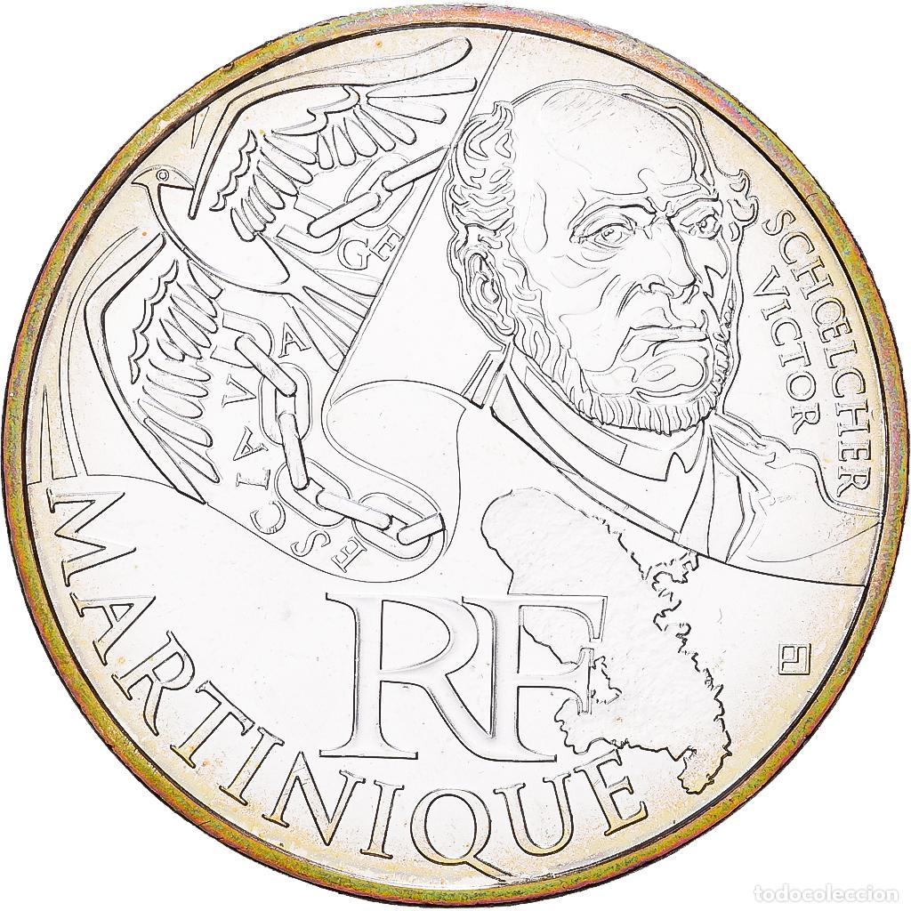 Monedas antiguas de Europa: [#1551859] Francia, 10 Euro, Martinique, 2012, Paris, Plata, EBC+, Gadoury:EU514, KM:1879