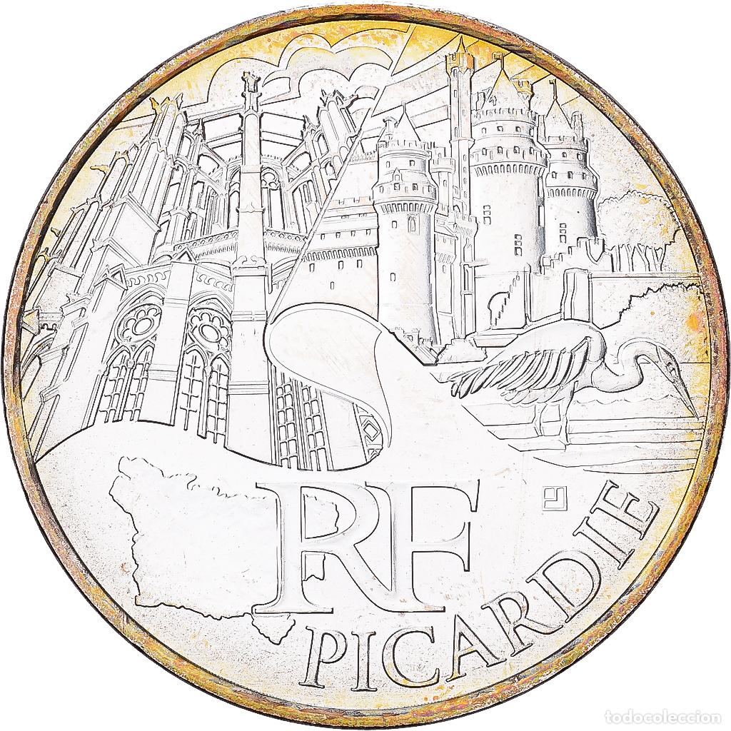 Monedas antiguas de Europa: [#1551866] Francia, 10 Euro, Picardie, 2011, Paris, Plata, EBC+, Gadoury:EU450, KM:1747