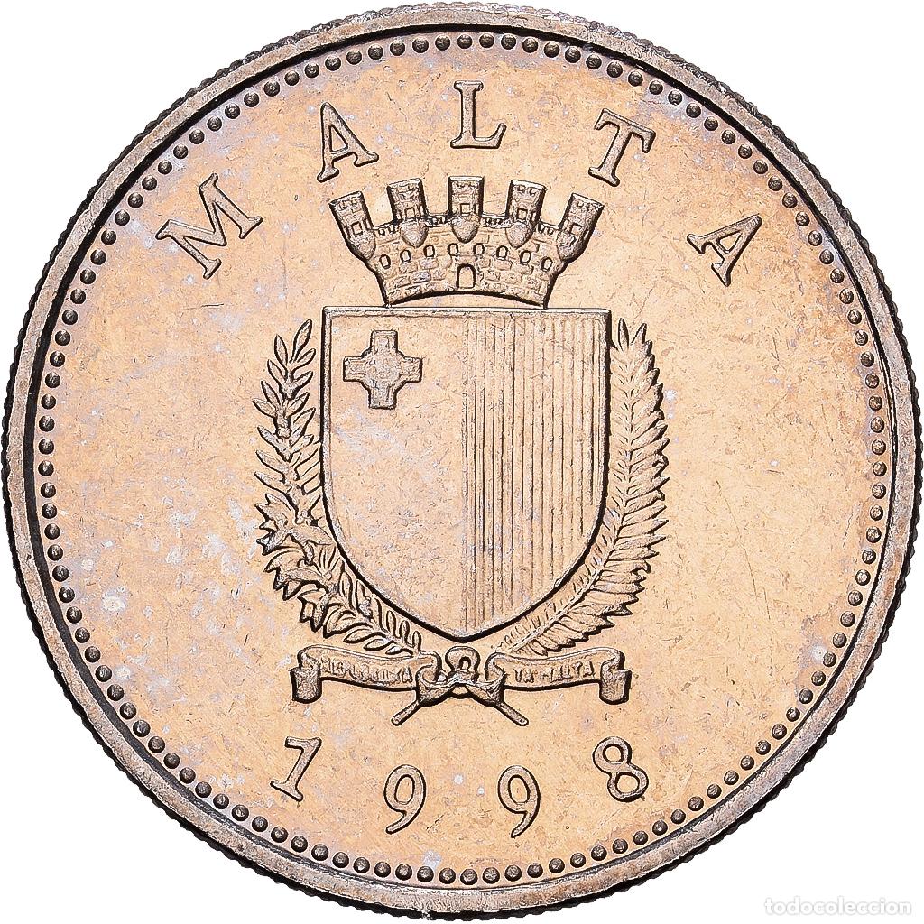 Monedas antiguas de Europa: [#1551894] Malta, 10 Cents, 1998, Franklin Mint, Cobre - n&iacute;quel, EBC, KM:96