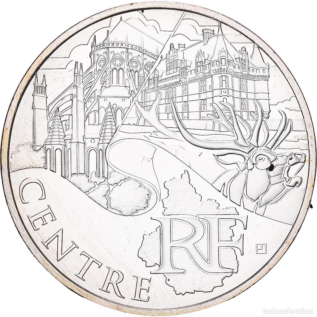 Monedas antiguas de Europa: [#1551871] Francia, 10 Euro, Centre, 2011, Paris, Plata, EBC+, Gadoury:EU450, KM:1732