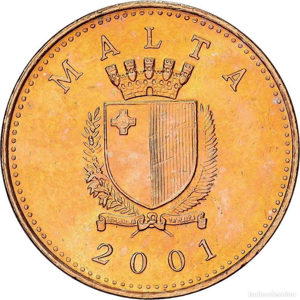 Monedas antiguas de Europa: [#1551896] Malta, Cent, 2001, Franklin Mint, N&iacute;quel - lat&oacute;n, EBC, KM:93