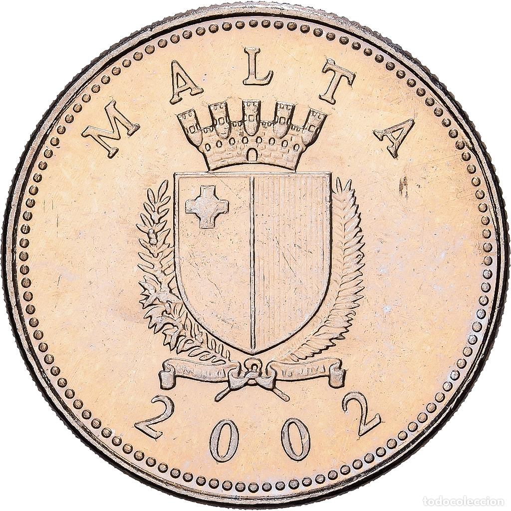 Monedas antiguas de Europa: [#1551897] Malta, 2 Cents, 2002, Franklin Mint, Cobre - n&iacute;quel, EBC, KM:94