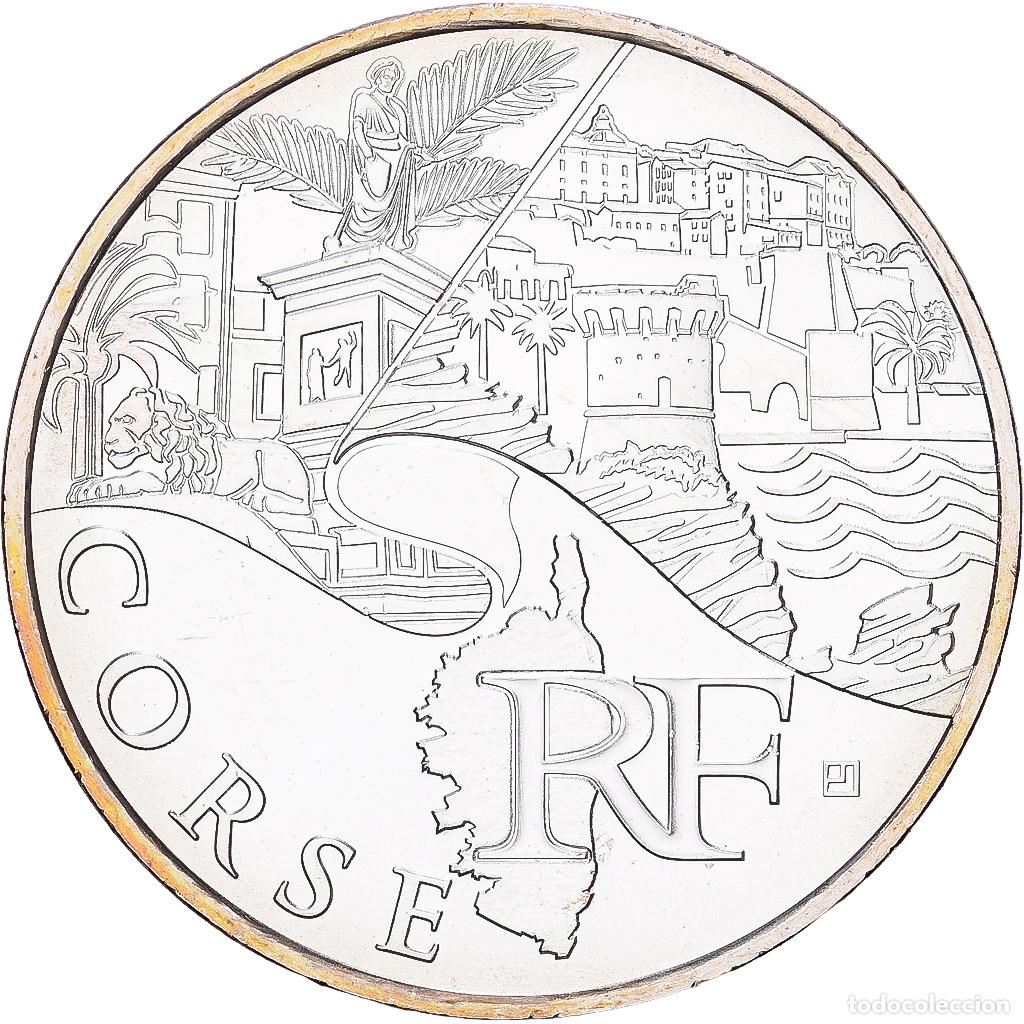 Monedas antiguas de Europa: [#1551888] Francia, 10 Euro, Corse, 2011, Paris, Plata, EBC+, Gadoury:EU450, KM:1740