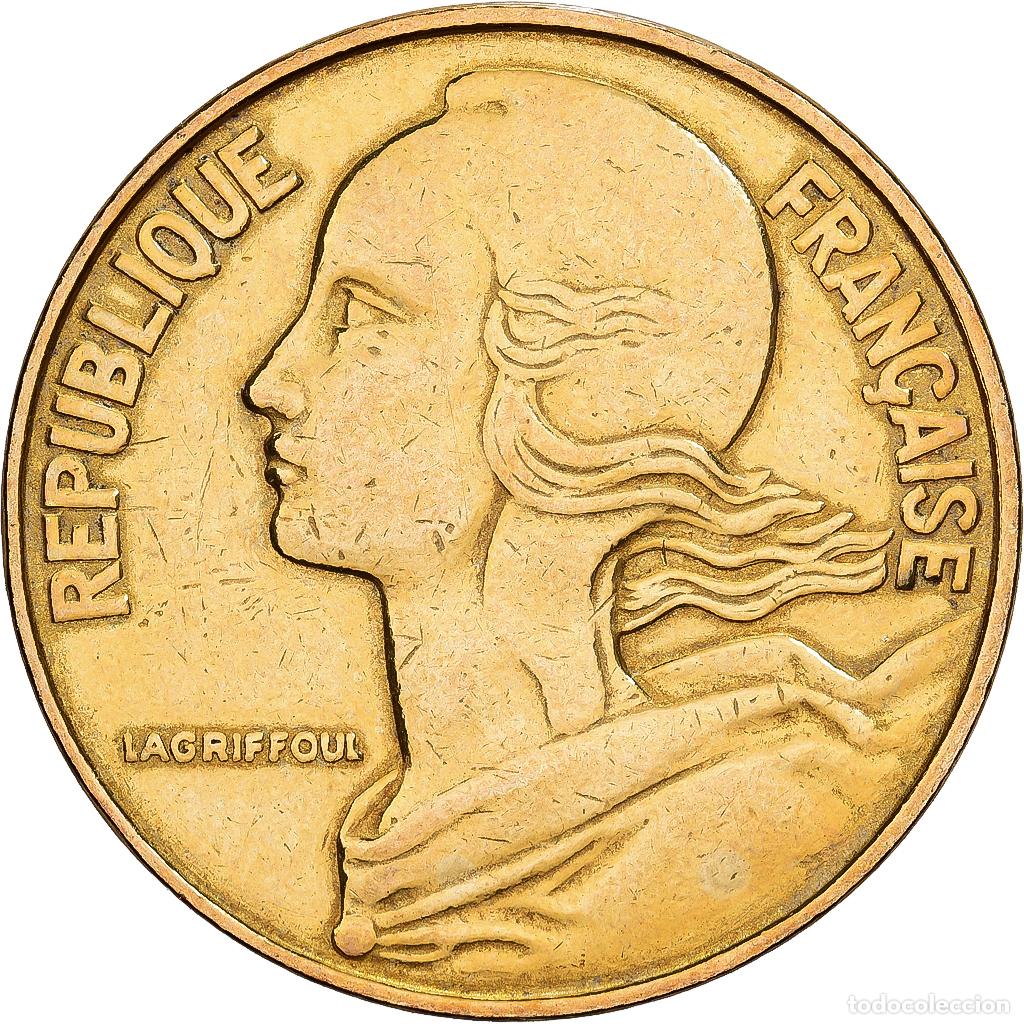 Monedas antiguas de Europa: [#1551910] Francia, 20 Centimes, Marianne, 1964, Paris, Aluminio - bronce, MBC+
