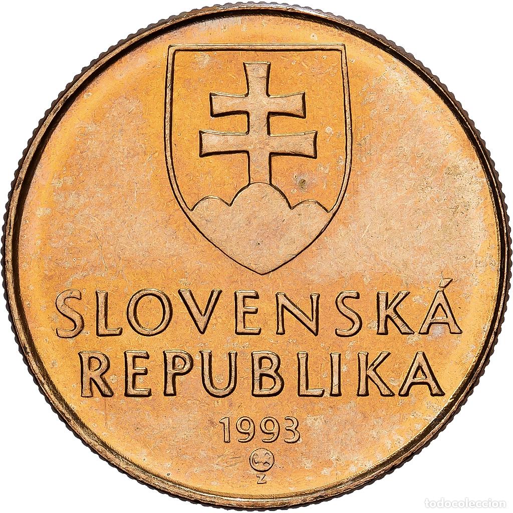 Monedas antiguas de Europa: [#1551920] Eslovaquia, Koruna, 1993, Bronce chapado en acero, EBC, KM:12