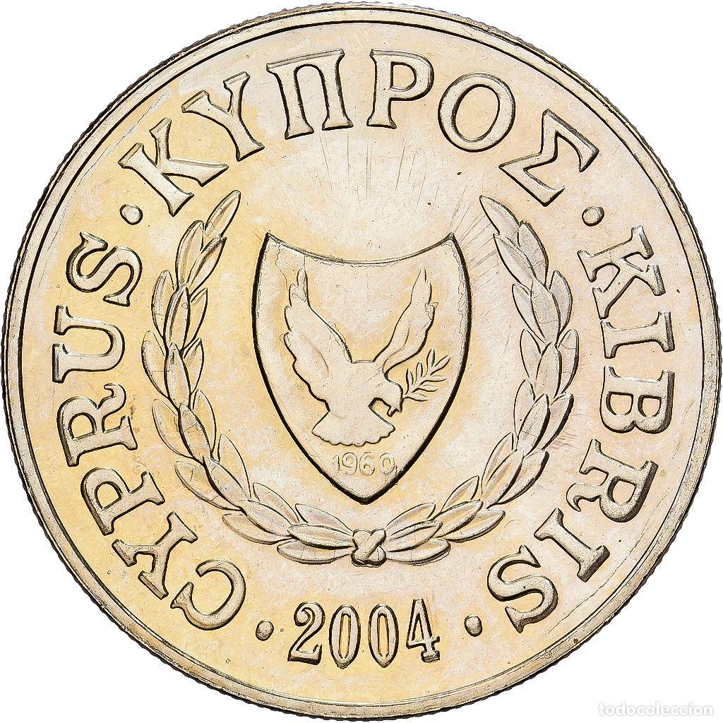 Monedas antiguas de Europa: [#1551925] Chipre, 10 Cents, 2004, N&iacute;quel - lat&oacute;n, EBC, KM:56.3