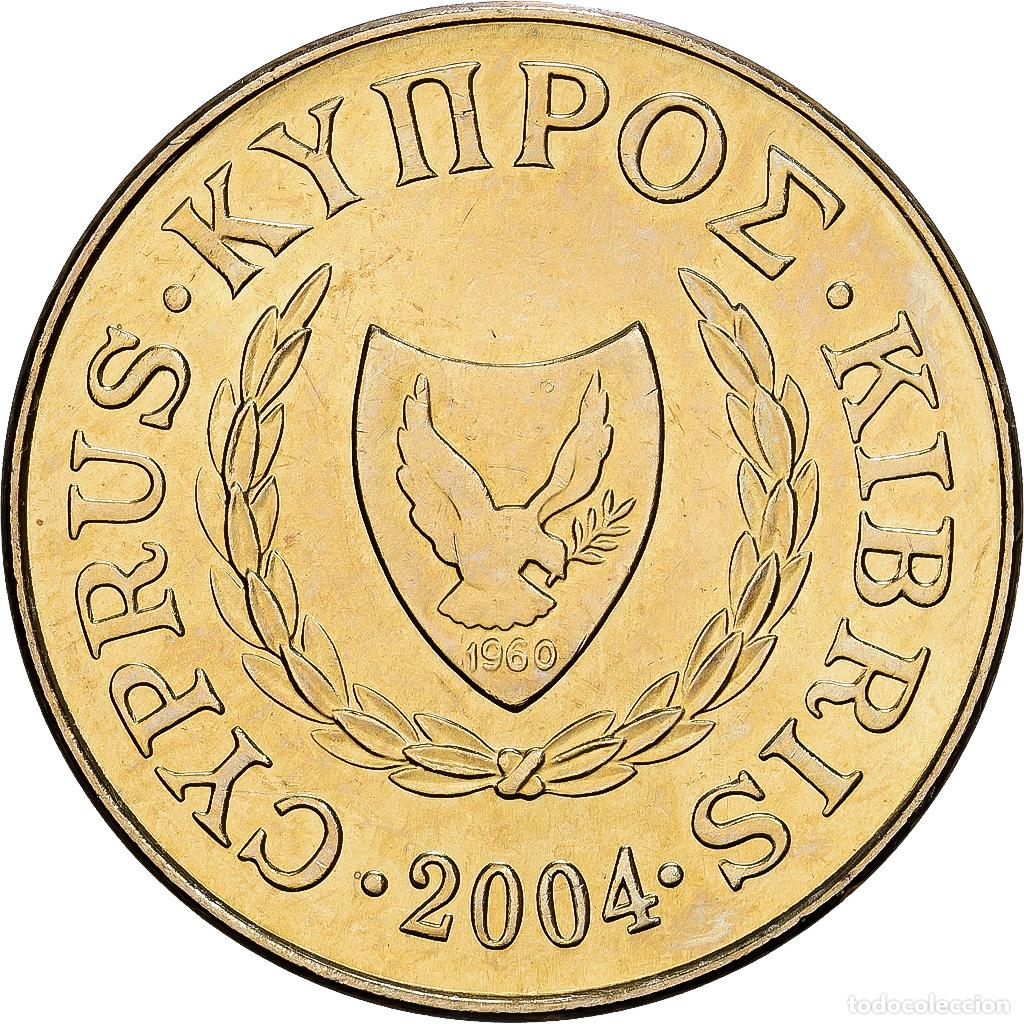 Monedas antiguas de Europa: [#1551924] Chipre, 5 Cents, 2004, N&iacute;quel - lat&oacute;n, EBC, KM:55.3